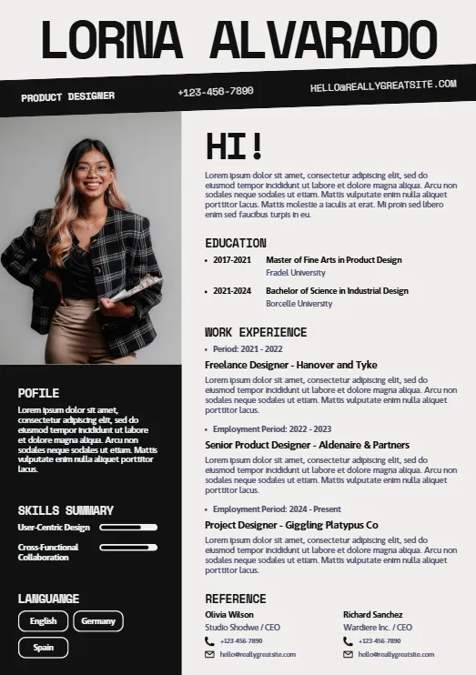 Professional CV Design 4